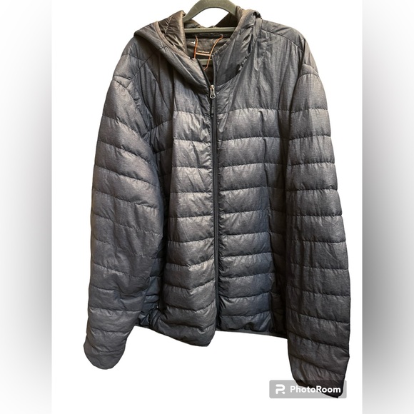 Hawke & Co Other - HAWKE & CO Men's Sz XXL Down Insulated Pockets Hood Blue Puffer Jacket Packable